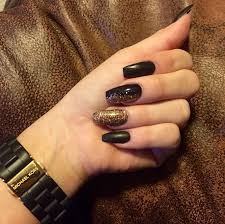 Black And Gold Nails Coffin Matte Black Gold Sparkles Coffin Shape Nails Gel Acrylic Black Gold Nails Coffin Shape Nails Gel Acrylic Nails