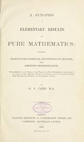 A Synopsis Of Elementary Results In Pure Mathematics Containing Propositions Formulae And Methods Of Analysis With Abridged Demo Mathematics Math Books Math