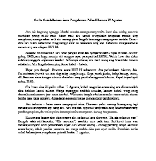 Jul 21, 2019 · halo sobat, dipostingan ini kami akan memberikan informasi populer mengenai tema acara halal bihalal. Unsur Intrinsik Cerkak Bahasa Jawa Cara Golden