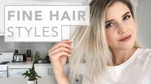 The right hairstyles and products can also add oomph to thin and fine hair. Hair Hacks For Fine And Thin Hair Youtube