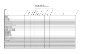 Preventative maintenance log in excel. Xls Maintenance Checklist Thur Siakeh Academia Edu