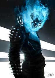 Ghost Rider The Angel That Went Crazy Kenny Mok Blue Ghost Rider Ghost Rider Wallpaper Ghost Rider Johnny Blaze