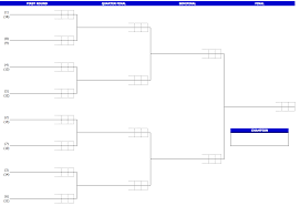 Tennis Tournament Bracket Template Exceltemplate Net