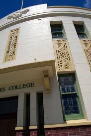 Entrance Former Rostrevor Flats Now Mercedes College Perth Wa Architects Cavanagh And Cavanagh 1937 Miami Art Deco Art Deco Buildings Art Deco