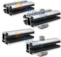 Wholesale frameless solar panel mounting clamps thin film ...