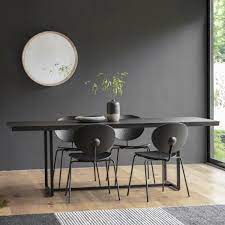 Get it as soon as fri, jul 9. Black Novato Rectangle Dining Table 200cm Modern Dining Tables