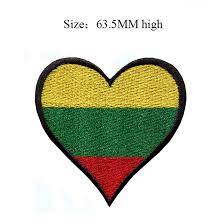 En üstte sarı rengin bulunduğu bir bayraktır. Kalp 63 5 Mm Yuksek Litvanya Bayragi Yama Yamalar Sapka Nakis Yamalari Cocuklar Demir Yama Satin Almak Online Giyim Dikis Ve Kumas Www16 Indirimtedarik Shop
