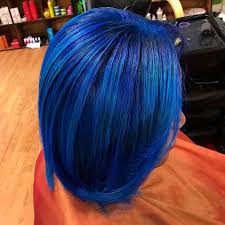 Stand out from the crowd with blue hair dye. Facebook