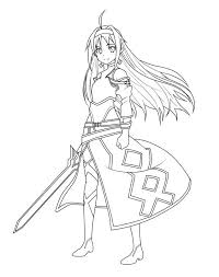 The official us facebook page for sword art online. Sao Coloring Pages Coloring Home
