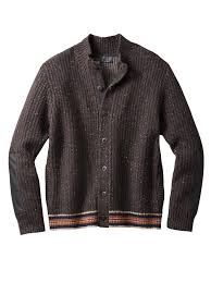 Pendleton Shelter Bay Cardigan Sweater In Brown Muldoon S Men S Wear
