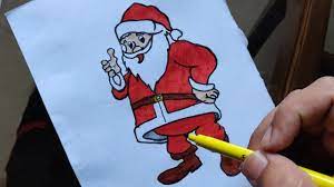Check spelling or type a new query. Santa Claus Drawing With Color Sketch Christmas Santadrawing Youtube