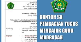 Check spelling or type a new query. Contoh Terbaru Sk Pembagian Tugas Mengajar Guru Di Madrasah