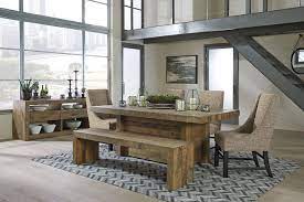These fabric dining bench are trendy and can fit into every decoration style. Sommerford Dining Room Set W Fabric Chairs And Bench By Signature Design By Ashley 1 Review S Furniturepick