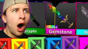 Gemstone has a chroma version. Unboxing For Chroma Gemstone In Murder Mystery 2 Youtube