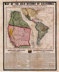 Find out where the best gold locations are found in the byways of southern california. California Gold Rush Broadside Rare Antique Maps