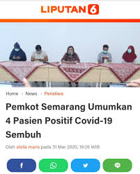 Hendi Hendrar P On Twitter Alhamdulillah 4 Pasien Covid 19 Di Kota Semarang Sembuh Dengan Hasil Swab Test Negatif Selain Itu 10 Orang Pasien Juga Kondisi Kesehatannya Membaik Menunggu Hasil Swab