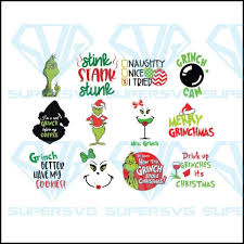 Grinch Svg Christmas Svg Cricut Bundle Dr Seuss Svg Merry Christmas Svg Grinches Svg Grinch Clip Art 2 In 2020 Digital Svg Christmas Svg 100 Days Of School