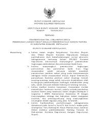Contoh keputusan kepala skpd tim kerja proper. Sk Tim Efektif Proyek Perubahan Selesai