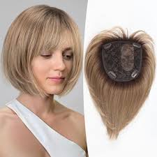 Amazon.com: FQNing Tope de pelo real Remy para mujer, cabello humano atado  a mano, cabello lacio (12 pulgadas, negro natural) : Belleza y Cuidado  Personal