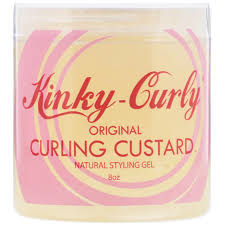 Pink 40ml flat empty plastic hair wax cream jar container. Kinky Curly Original Curling Custard Natural Styling Gel 8 Oz Iherb