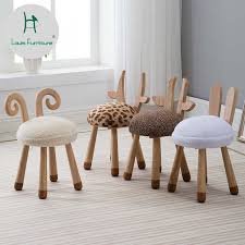 Online Shop Louis Fashion Children S Stools Modern Nordic Solid Wood Creative Furniture Baby Chair Washable Cute Cute Dwarf An Kids Chairs Kids Wood Kids Stool