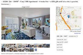 3 bedroom apartments seattle craigslist. Seattle Home Listings Offering 2 000 Gift Cards And Months Of Free Rent Urbanized