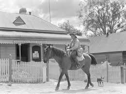 A Postman On Horse Back Outside The Nelligen Post Office New South Wales Learn More About Australia Post S Hist Australia History New South Wales Post Office