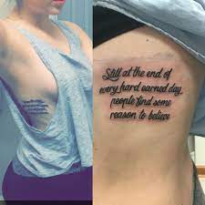 This is a quote from the 1980 horror film by stephen king called the shining. Rib Quote Tattoo Placement Bruce Springsteen Lyrics Quote Tattoos Placement Rib Tattoo Quotes Tattoo Quotes