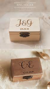 Ring Bearer Box Wedding Ring Box For Ceremony Wedding Ring Etsy Engraved Ring Box Wedding Ring Bearer Boxes Ring Holder Wedding