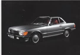 Mercedes Benz 500 Sl Convertible With Hardtop R 107 Advertising Postcard No Text Issued About 2001 4 Of 6 Em 2020