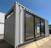 20ft x 8ft Custom Shipping Container Converted Office ...
