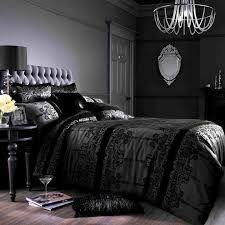 Image Result For Black Bed Sheets Tumblr Black And Silver Bedroom Black Bedroom Design Bedroom Design