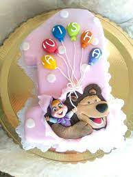 Torta Numero 1 Masha E Orso Torta Numero 1 Torte Per Bambini Torte Di Compleanno