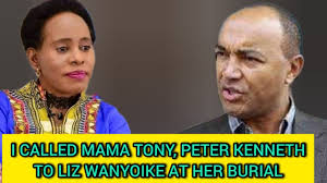 MAMA TONY (LIZ WANYOIKE) FORMER MP PETER KENNETH REMEMBERS SWEET MEMORIES  WITH HER EX HUSBAND!