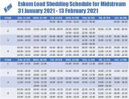 A hilarious video is going viral uncovering the truth behind eskom and the load shedding schedule. Midstream Mes On Twitter 5feb21 Eskom Will Implement Stage 2 Loadshedding From 12 00 Today Until Sunday Evening Please Check The New Eskom Load Shedding Schedule For Midstream As Per Eskom Website Https T Co Rrjuvwimi1