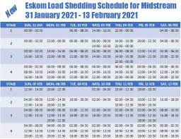 Eskom load shedding impact on mines production: Midstream Mes On Twitter 5feb21 Eskom Will Implement Stage 2 Loadshedding From 12 00 Today Until Sunday Evening Please Check The New Eskom Load Shedding Schedule For Midstream As Per Eskom Website Https T Co Rrjuvwimi1