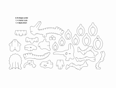 Blender + 3ds fbx oth obj. Triceratops Dinosaur 3d Puzzle Dxf File Free Download 3axis Co