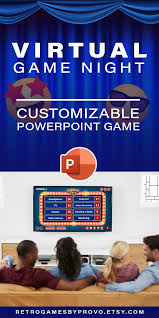 Family Friendly Trivia Game Customizable Powerpoint Template Etsy In 2020 Powerpoint Games Powerpoint Game Templates Virtual Games