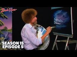 bob ross hidden winter moon oval season 15 episode 5 youtube bob ross paintings bob ross bob ross art