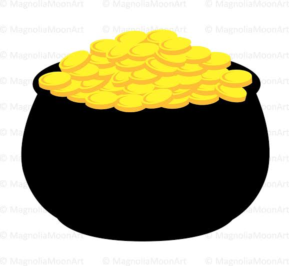Pot of Gold SVG: St. Patrick's Day Clip Art (digital Download) - Etsy