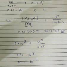 What is the highest concentration of hydrogen ions? 34 What Is The Hydronium Ion Concentration Of A 0 25 M Ha Solution Kg 4 X 10 8 A 104 B 10 5 C 10 7 D 10 10 001 A Colution2 Ck 10 47