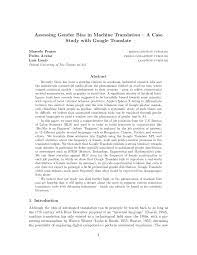 List of 84 best bias meaning forms based on popularity. Pdf Assessing Gender Bias In Machine Translation A Case Study With Google Translate