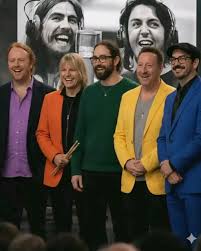 Five sons. One song. And a legacy that finally exhales. 🎶 Julian Lennon, Sean  Lennon, James McCartney, Dhani Harrison, and Zak Starkey don't try to  recreate The Beatles. They stand quietly inside