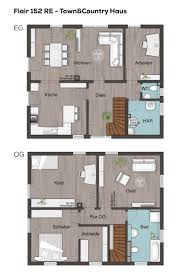 Grundrisse Stadtvilla Mit Walmdach 5 Zimmer 149 Qm Wohnflache Kuche Separat Treppe Halbgewen Grundriss Stadtvilla Grundriss Einfamilienhaus Haus Grundriss