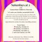 Saturdays at 2 at the Connecticut Children's Museum event image