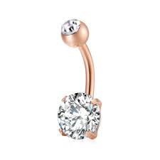 They are made of white and yellow gold that won't lose their luster and will remain. Buy Fashion Rose Gold Color Round Cubic Stone Body Jewelry Belly Button Ring Piercing Navel Bijou At Affordable Prices Price 0 97 Usd Free Shipping Real Reviews With Photos Joom