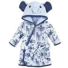 Helping sellers understand their audience. Hudson Baby Infant Boy Cotton Rich Bathrobe Blue Elephant 0 9 Months Target