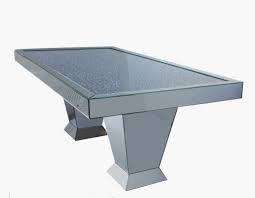 Gallery of mirrored dining room set. Sparkly Silver Mirrored Dining Table Crushed Diamond Top For 6 Peoples Dining Room Furniture Buy Crushed Diamond Tabletop Dining Table For Dining Room Sparkly Silver Mirrored Dining Table For Wedding Rental Seats Up