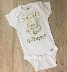 Hufflepuff Onesie Hogwarts House Onesie Harry Potter Onesie Nerd Baby Harry Potter Onesie Onesies