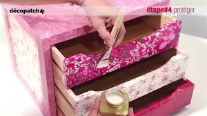 Step By Step Meuble En Bois Decopatch Youtube Boite à dragées, boite à alliances, cadres photos,. step by step meuble en bois decopatch